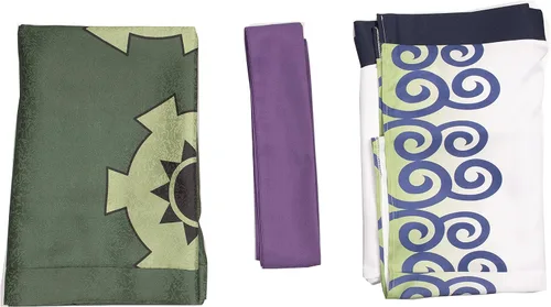 Vista 7 de Eysetiacos Anime Wano Country Kimono Zoro Cosplay Disfraz Comic Con