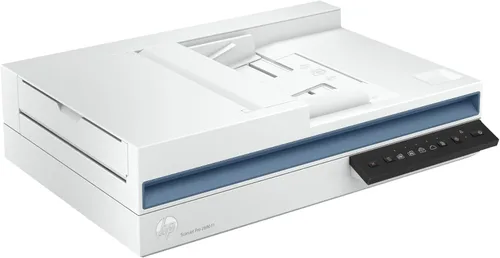 Vista 5 de HP ScanJet Pro 2600 f1, blanco, escaneo rápido de 2 caras y alimentador automático de documentos (20G05A)