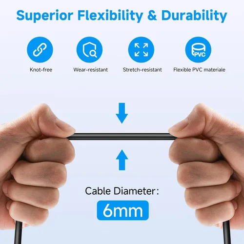 Vista 3 de Caiord Cables de micrófono XLR, 1 paquete de 3 pies de cobre sin oxígeno de 3 pines macho a hembra cable de micrófono para altavoz, sistema PA