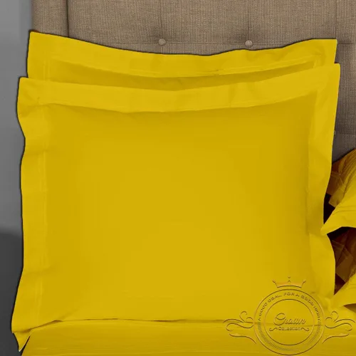 Vista 64 de Crown Collection Juego de 2 fundas de almohada estándar de 20 x 26 pulgadas, hipoalergénicas de 600 hilos, 100% algodón egipcio, fundas de almohada