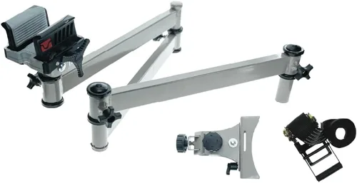 Vista 17 de BOG DeathGrip Aluminum Tripod with Durable Frame, Lightweight, Stable Design, Bubble Level, Adjustable Legs, Shooting Rest, and Hands-Free Operation