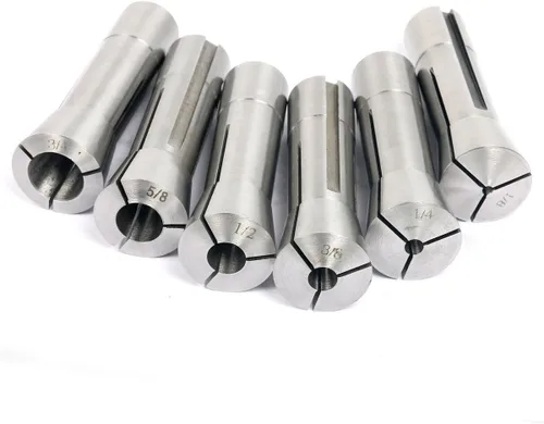 Vista 4 de 8MILELAKE Pinzas R8 de precisión de 1/8-3/4 pulgadas, 6 piezas, soporte para portabrocas para Bridgeport .0006