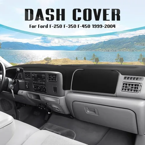 Vista 109 de FIILINES - Cubierta para tablero, accesorio para tablero de malla antideslizante, parasol sin reflejos y protector compatible con Toyota Tundra