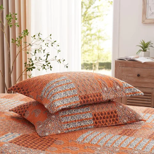 Vista 7 de LEAONME Juego de edredón de 3 piezas tamaño matrimonial/queen, juego de ropa de cama ligero de microfibra para todas las estaciones