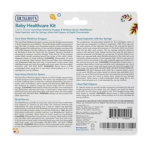 Vista 9 de Dr. Talbot's Kit completo de cuidado de la salud de la guardería para bebé, 7 piezas