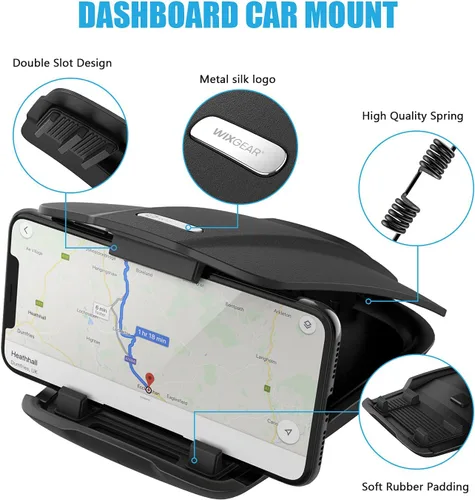 Vista 7 de WixGear Soporte GPS para coche, soporte GPS para Garmin, Nuvi Drive Dezl Drivesmart, Tomtom, Magellan Roadmate, Rand McNally, Navman, Dash Soporte