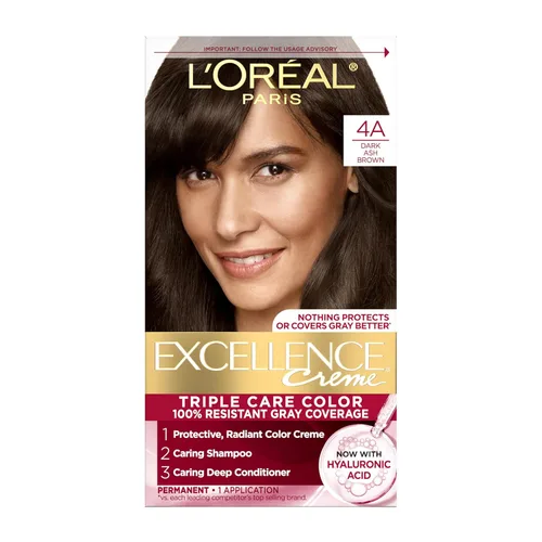 Vista 21 de L'Oreal Paris Excellence Crème - Tinte permanente para el cabello, color de cabello de triple cuidado, complejo Pro-Keratina para una cobertura
