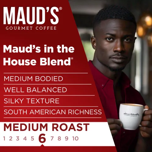 Vista 3 de Maud's - Cápsulas de café reciclables, compatibles con la cafetera Keurig K-Cup, una sola porción de café 100% arábica de tueste medio, 18