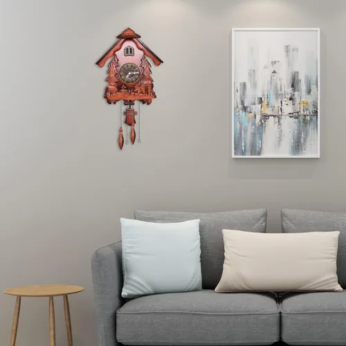 Vista 6 de Kendal Reloj de cuco reloj de pared vintage reloj de cuco de madera hecho a mano MX317