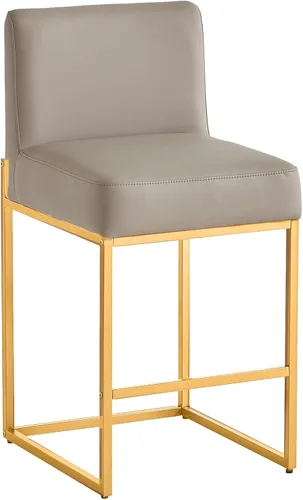 Vista 52 de Taburetes de bar de altura de mostrador, juego de taburetes de bar de piel sintética de 3,26 pulgadas, taburetes de cocina modernos con respaldos