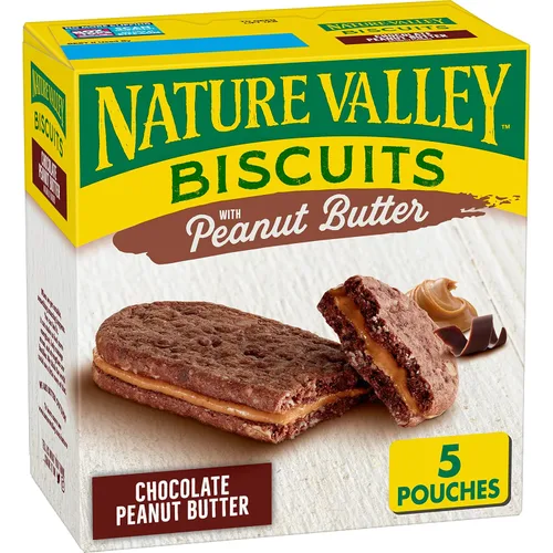 Vista 11 de Nature Valley Sándwiches de galletas, mantequilla de coco, paquete económico de aperitivos, 10 unidades, 13.5 onzas