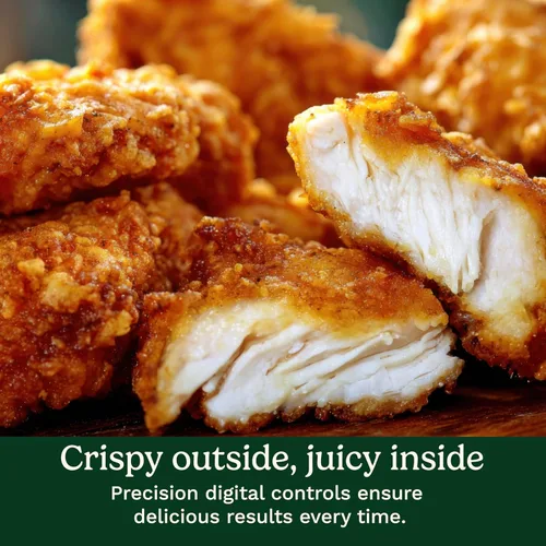 Vista 5 de Cuisinart Large 9-Quart Basket Air Fryer with ClearView Window, Digital Control Panel, 5 Functions, 3 Air Fry Presets, 2 Custom Presets, Easy Clean