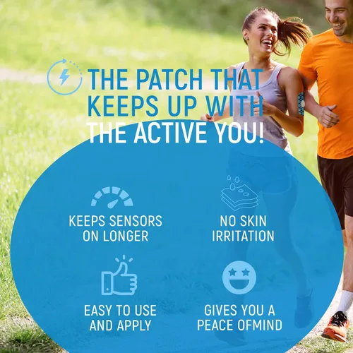 Vista 5 de RockaDex Parches Adhesivos para Dexcom G7 2", Adhesivo Impermeable y Duradero, Suave para la Piel y Protección Duradera para Monitoreo Continuo