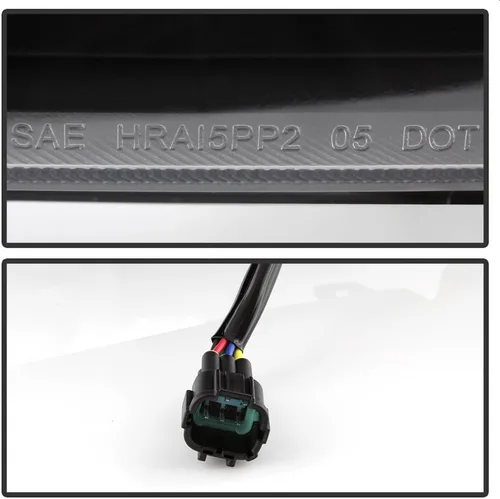 Vista 3 de AKKON - Faros de repuesto LED DRL de día con anillo doble halo y bisel negro para Nissan Titan Armada