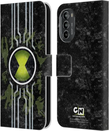 Vista 7 de Head Case Designs Officially Licensed Ben 10: Alien Force Ben's Jacket Graphics Leather Book Wallet Case Cover Compatible with Motorola Moto G82 5G