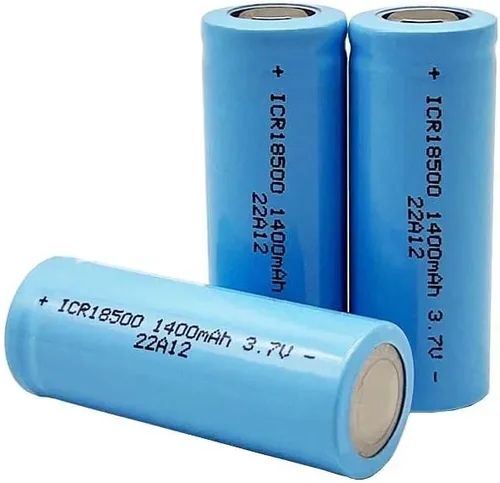 Vista 4 de IndigoStar Batería recargable de iones de litio 18500 3.7v 1400mah, utilizada para linternas, baterías de control remoto, paquete de 4