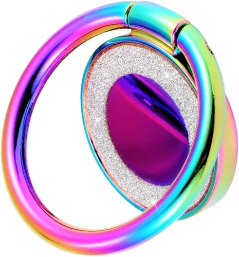 Vista 3 de Soporte de anillo para teléfono celular, soporte de dedo gira 360° grados y 180° ajustable para adaptarse a tus necesidades, ayuda a estabilizar