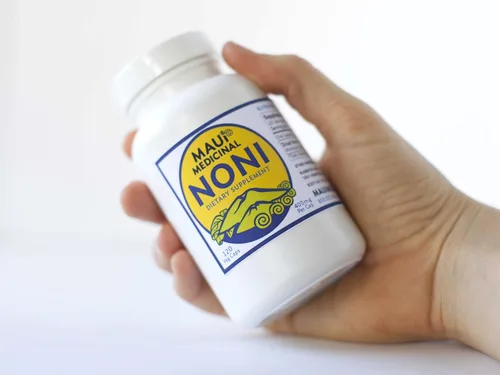 Vista 2 de Noni 120 cápsulas vegetales - 400 mg por cápsula: fruta orgánica de Noni