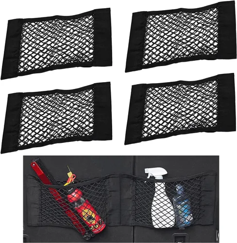 Vista 10 de Red universal de malla para almacenamiento de calcomanías de pared, bolsa organizadora de calcomanías, bolsa de malla de almacenamiento