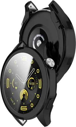 Vista 4 de TenCloud Paquete de 3 fundas protectoras de pantalla compatibles con Huawei Watch GT 4 de 1.811 in (no para Watch GT4 de 1.61 pulgadas), funda