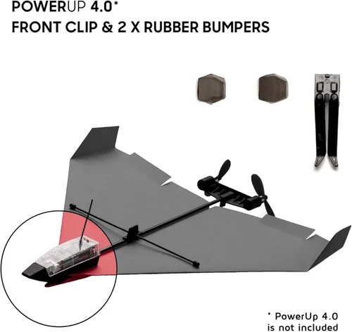 Vista 5 de POWERUP Kit de piezas de repuesto 4.0 - Piezas adicionales para el kit de avión de papel 4.0 Flying Smartphone.