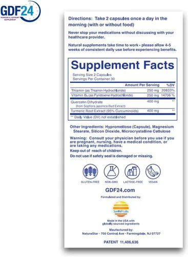Vista 3 de Potente Suplemento de Apoyo - Metabolismo, Energía y Apoyo a la Salud - (60 Cápsulas)