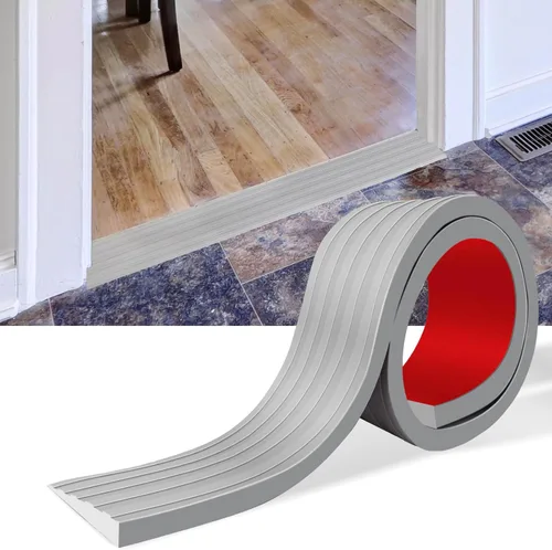 Vista 9 de Rampas de umbral para puertas, rampas de goma autoadhesivas para umbral de puerta, rampa de umbral de puerta de goma para silla de ruedas