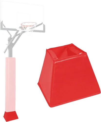 Vista 10 de Base acolchada de baloncesto de base cuadrada para baloncesto, almohadilla cuadrada de alta resistencia, para exteriores se adapta a 4 x 4 pulgadas