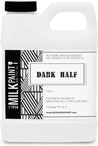 Vista 7 de Real Milk Paint Medio oscuro, aceite de tung oscuro y aceite de cáscara de naranja para acabado de madera, tablas de cortar, bloques de carnicería