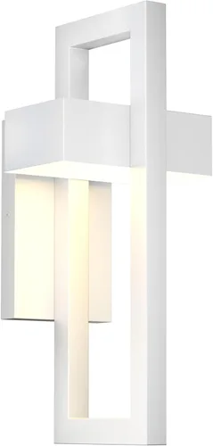 Vista 16 de LamQee Modernas luces de pared para exteriores de 3000 K, apliques de pared LED integrados para exteriores, accesorios de iluminación exterior