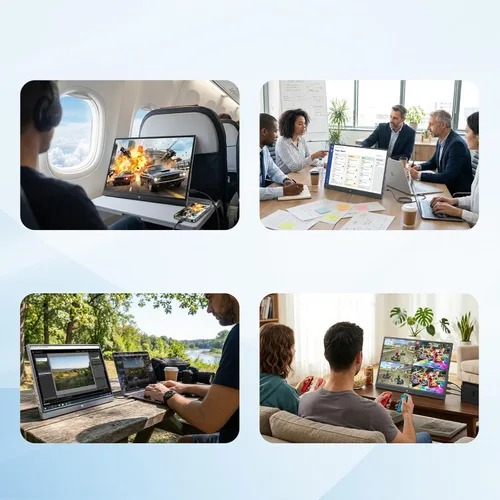 Vista 9 de KTC Monitor portátil FHD H15F9