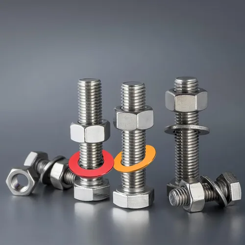 Vista 5 de uxcell 50 arandelas planas de aluminio, juntas de sello redondo M6x12x2mm espaciadores planos para tornillos, tornillos, accesorios de reparación