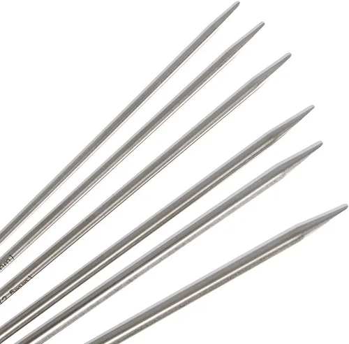 Vista 6 de ChiaoGoo Juego de calcetines de doble punto, acero inoxidable, 6 pulgadas (5.9 in)