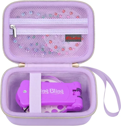 Vista 12 de Elonbo Estuche de transporte para la colección Blinger Deluxe Glam, gemas de recambio, kit Bedazzler con strass, gemas para el pelo o joyas