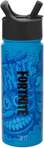 Vista 25 de Simple Modern - Botella de agua para niños de la colección Summit con tapa con pajilla DC Comics Batman 14 onzas, taza de acero inoxidable aislada