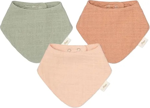 Vista 14 de Crane Baby Soft Baby Bib Set, 100% Cotton Muslin Baby Bibs, Soft and Absorbent Drool Bib For Babies