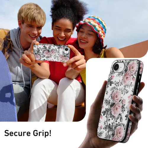 Vista 1012 de LETO para iPhone 15 Pro Funda tipo cartera - Tapa tipo folio con patada - Diseños de moda - Tarjetero - Funda protectora para mujeres y niñas - 6.1