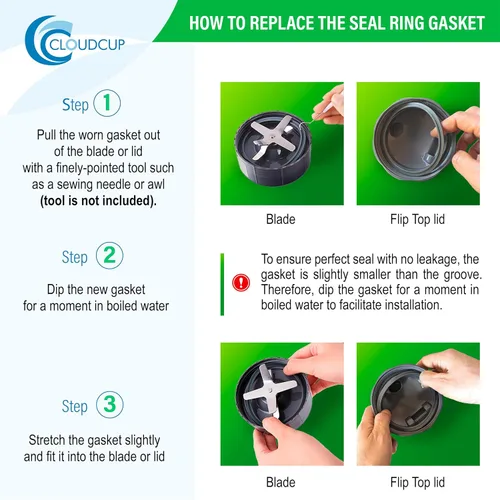 Vista 7 de Junta de repuesto Juntas de anillo de sello de goma para piezas Nutribullet Accesorios Blender 900 Series 600W y 900W