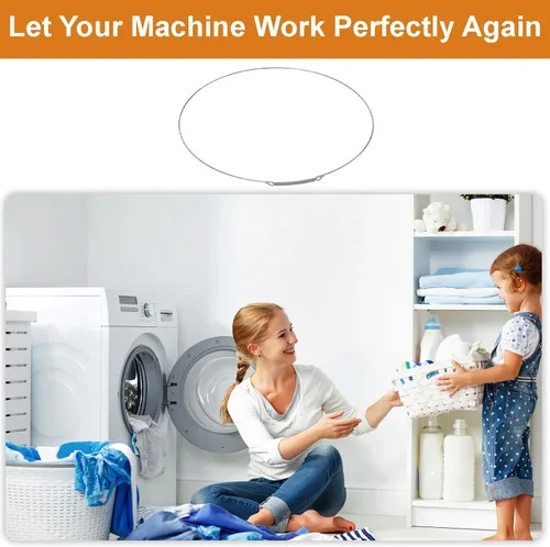 Vista 8 de 2W20017E - Abrazadera de resorte para puerta de panel frontal para LG Electronics Kenmore Lavadora Arranque Anillo de retención para robo