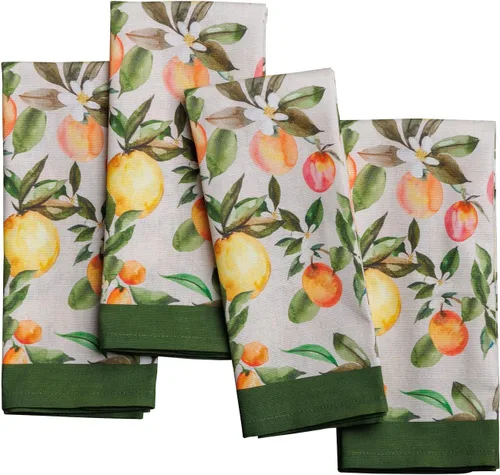 Vista 56 de Maison d' Hermine Juego de 4 servilletas de tela 100% algodón, suaves y duraderas, servilletas cuadradas reutilizables para uso diario, lavables
