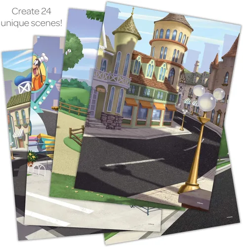 Vista 5 de Disney Minnie Mouse Create-A-Scene - Libro de actividades con pegatinas Bendon 45679