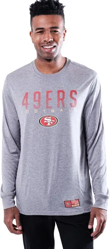 Vista 39 de Ultra Game Camiseta de manga larga oficial de la NFL para llevar el día del partido, para hombre