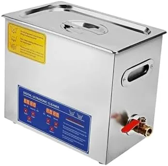 Vista 8 de 2L Ultrasonic Cleaning Machine with Digital Timer, Stainless Steel Tank, Efficient for Jewelry, Glasses, Watches and Bathroom Accessories, Home and