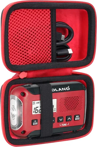 Vista 3 de co2CREA Reemplazo de estuche rígido para linterna de radio de alerta de emergencia Midland ER10VP