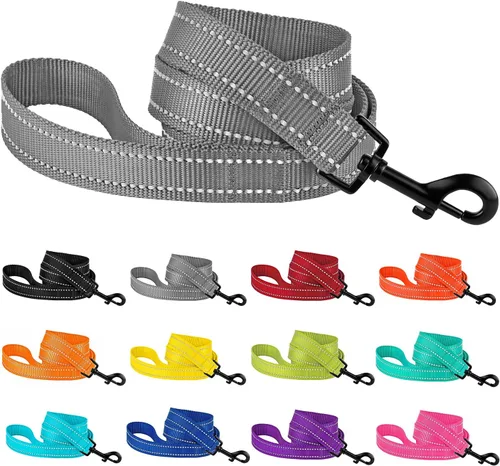 Vista 19 de CollarDirect Correa floral para perro, correa de nailon con estampado de flores, correas ajustables para mascotas para perros pequeños, medianos