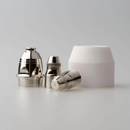 Vista 5 de P80 Plasma Cutter Boquilla Electrodos Consumibles 1.1 Punta 40Amp 45pcs Kit