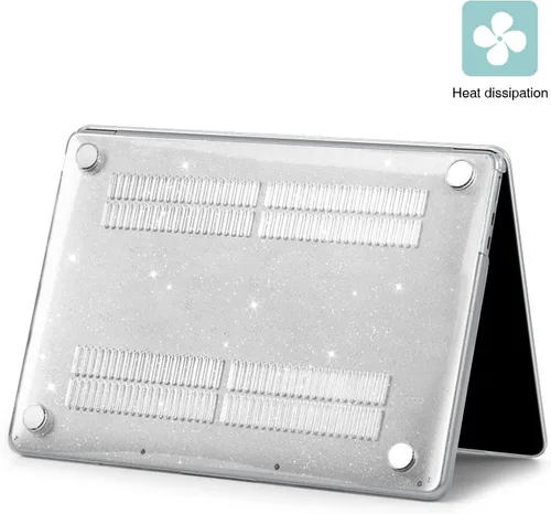 Vista 2 de EooCoo Funda compatible con MacBook Air de 15 pulgadas M5 2026 2025-2023 Release M4 M3 M2 modelo A3448 A3241 A3114 A2941, carcasa rígida