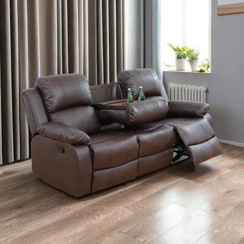 Vista 59 de A Ainehome Juego de muebles de sala de estar, juego de sofá reclinable, sofá de dos plazas para sala de estar, espacio pequeño, caravana, casa