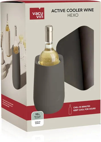 Vista 17 de Vacu Vin Rapid Ice – Enfriador de vino elegante – Negro, negro, Negro