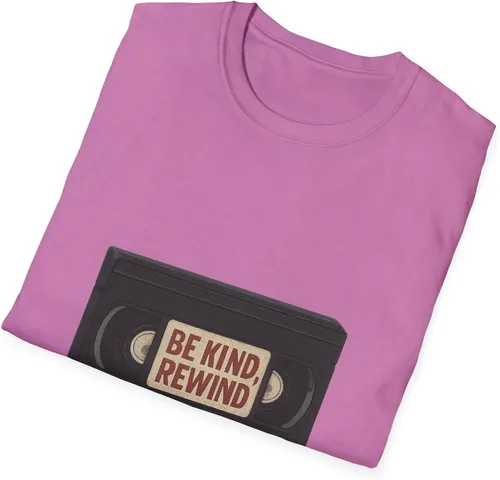 Vista 4 de Be Kind Rewind VHS Tape T-Shirt Retro 80s 90s Nostalgia